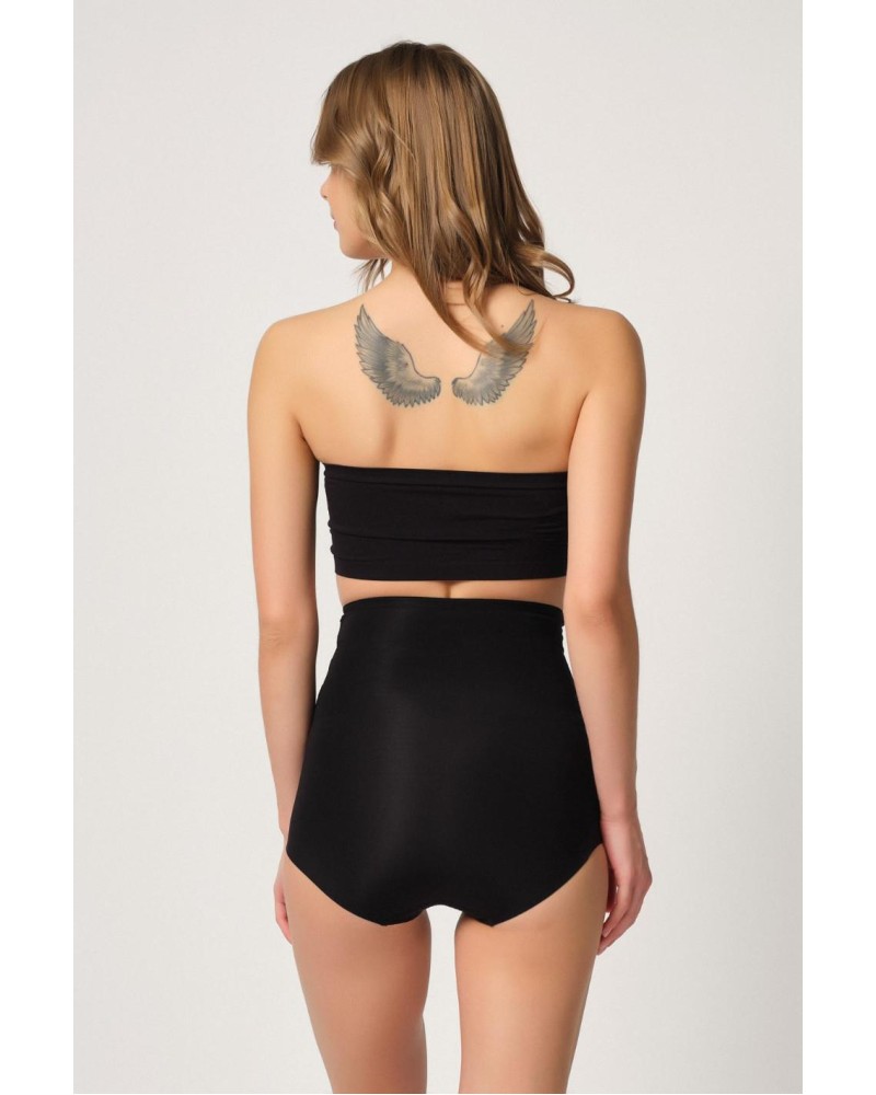 SİYAH MI Emay 2842 Lazer Dantelli Slip Korse