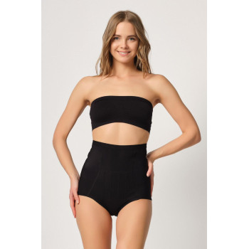 SİYAH MI Emay 2931 Karın Balen Destekli Slip Lazer Korse