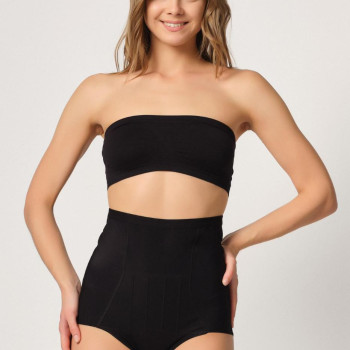 SİYAH MI Emay 2931 Karın Balen Destekli Slip Lazer Korse