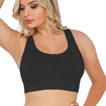 SİYAH MI Emay 4027 Seamless Tül Pedli Toparlayıcı Büstiyer