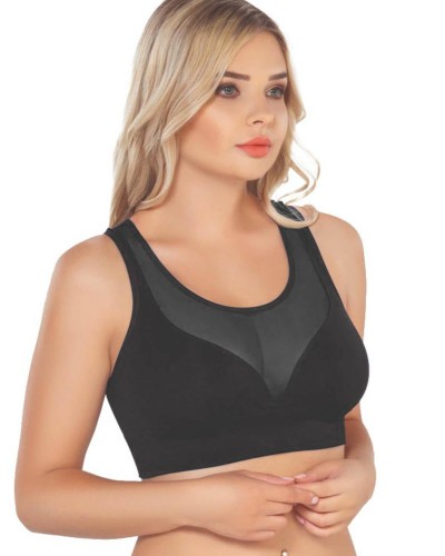 SİYAH MI Emay 4028 Seamless Tül Toparlayıcı Büstiyer