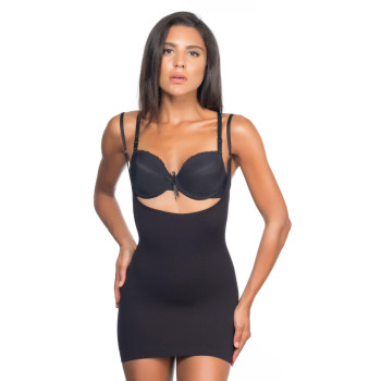 SİYAH MI Emay 5043 Göğsü Açık Masajlı Korse