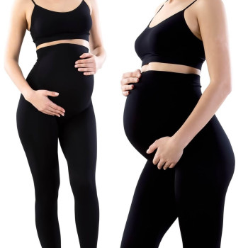 SİYAH MI Emay 5400 Seamless Soft Hamile Tayt