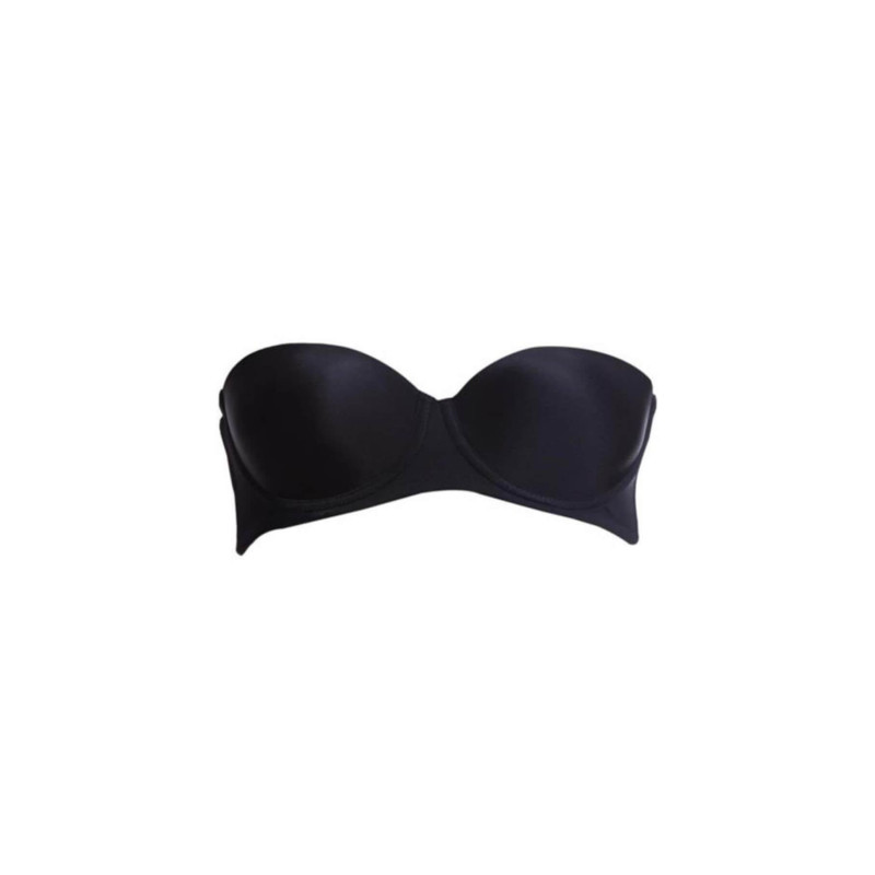 SİYAH MI Emay 702 Şeffaf Askılı Push-Up Sütyen