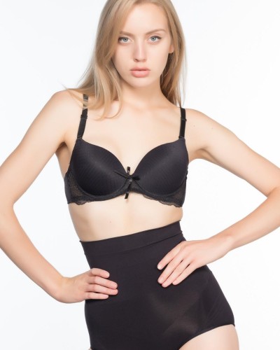 SİYAH MI Emay 7024 Yüksek Bel Slip Korse
