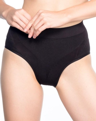 SİYAH MI Emay 7025  Düşük Bel Slip Korse