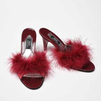 Kaztüyü Kadın Çeyiz Gelin Terliği 155 Bordo