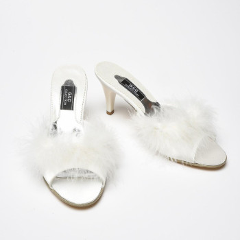 Kaztüyü Kadın Çeyiz Gelin Terliği 155 Ekru