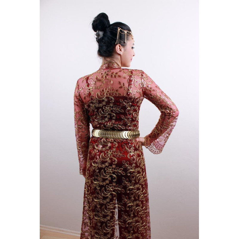 Tel Kırma Kaftan Şalvarlı Bindallı Kına Kıyafeti