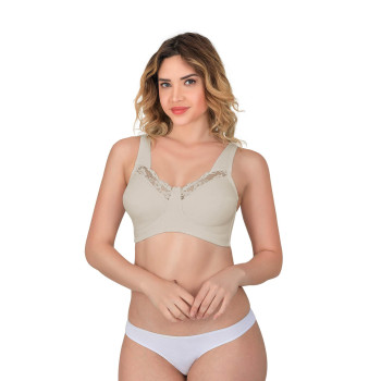 TEN MI Emay 181 B Dantelli Toparlayıcı Cotton Sütyen
