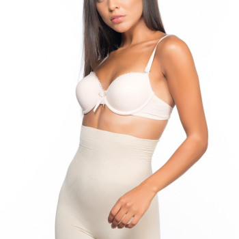 TEN MI Emay 2075 Yüksek Bel Desenli Double Kısa Paça Korse