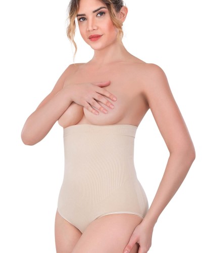 TEN MI Emay 2080 Yüksek Bel Çıtçıtlı Slip Korse