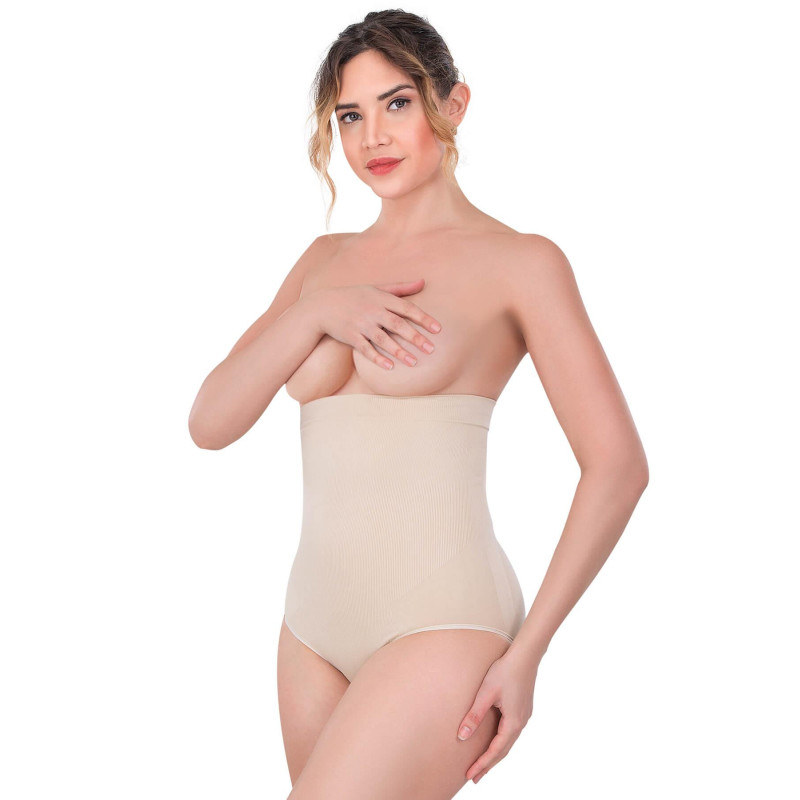 TEN MI Emay 2080 Yüksek Bel Çıtçıtlı Slip Korse