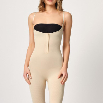 TEN MI Emay 2093 Ön Agraflı Göğsü Açık Paçalı Boy Korse