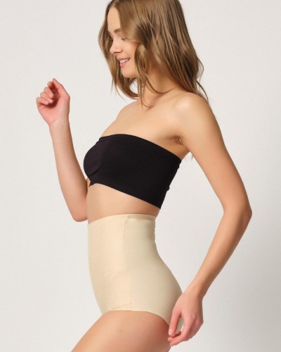 TEN MI Emay 2842 Lazer Dantelli Slip Korse