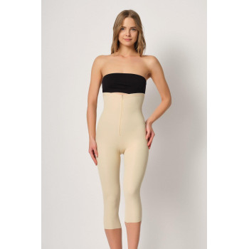 TEN MI Emay 2868 Fermuarlı Kapri Tayt Lazer Korse