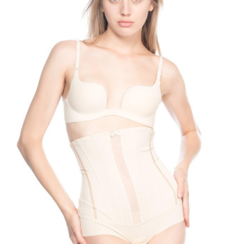 TEN MI Emay 2886 Yüksek Bel Tül Slip Lazer Korse