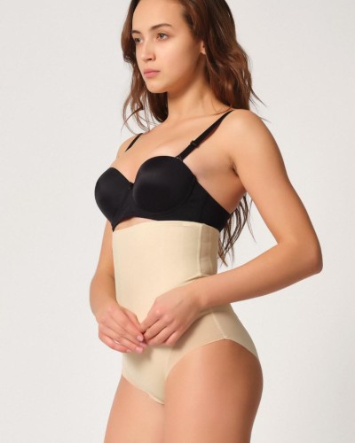 TEN MI Emay 2945 Tül Karyokalı Slip Lazer Korse TEN MI Emay 2945 Tül Karyokalı Slip Lazer Korse