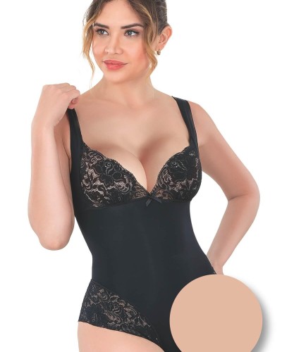 TEN MI Emay 2947 Dantelli Agraflı Body Korse