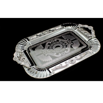 TEPSİ GÜMÜŞ KÜÇÜK 33 x 21 cm, TEPSİ GÜMÜŞ KÜÇÜK 33 x 21 cm,