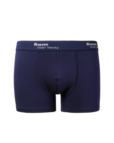 Kom Tight Pamuklu 3 lü Erkek Boxer - Lacivert