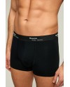 Kom Tight Pamuklu 3 lü Erkek Boxer - Siyah Kom Tight Pamuklu 3 lü Erkek Boxer - Siyah