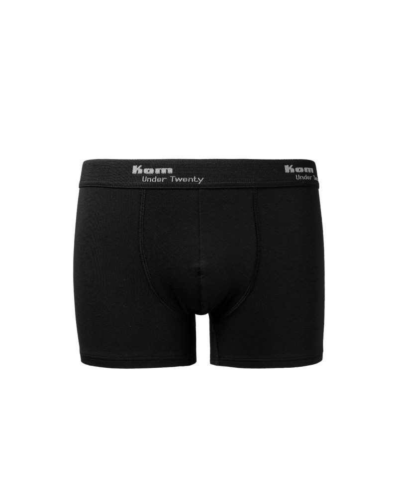 Kom Tight Pamuklu 3 lü Erkek Boxer - Siyah Kom Tight Pamuklu 3 lü Erkek Boxer - Siyah