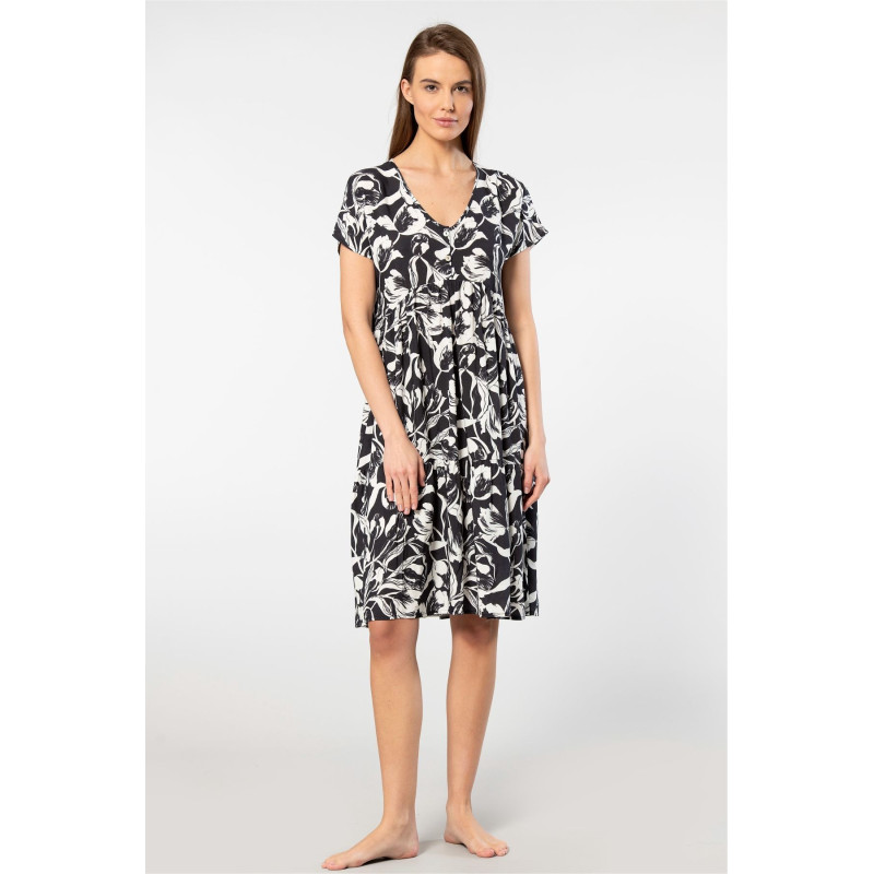 Türen Dokuma Klos Elbise 3602/Siyah