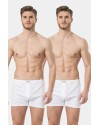 Türen Erkek Dügmeli Boxer 2'li Paket 186/Beyaz Türen Erkek Dügmeli Boxer 2'li Paket 186/Beyaz