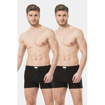 Türen Erkek Dügmeli Boxer 2'li Paket 186/Siyah