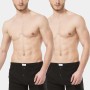 Türen Erkek Dügmeli Boxer 2'li Paket 186/Siyah