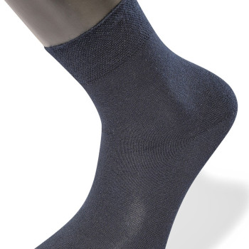 Türen Erkek Düz Yarım Soket Çorap 6'lı Paket 9102/Lacivert