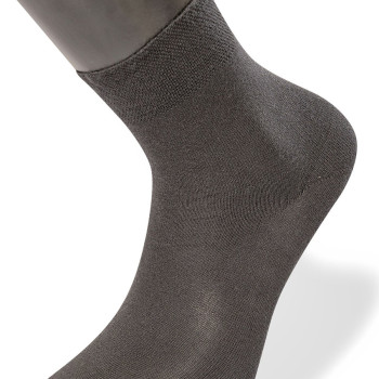 Türen Erkek Düz Yarım Soket Çorap 6'lı Paket 9102/Antrasit