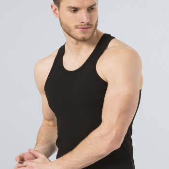 Türen Erkek Halter Yaka Likrali Spor Atlet 171/Siyah