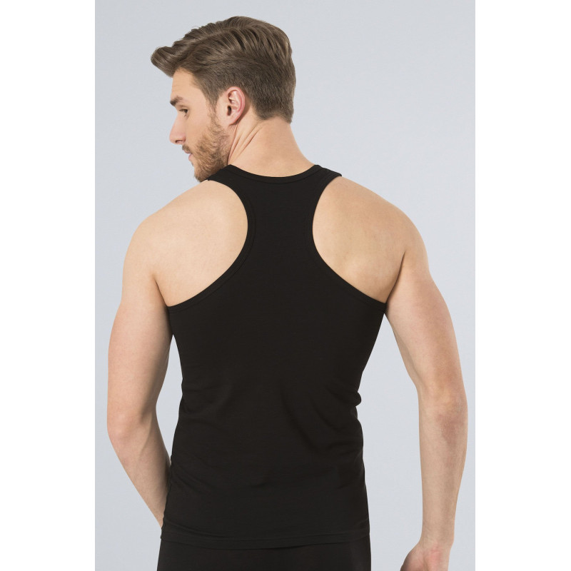 Türen Erkek Halter Yaka Likrali Spor Atlet 171/Siyah