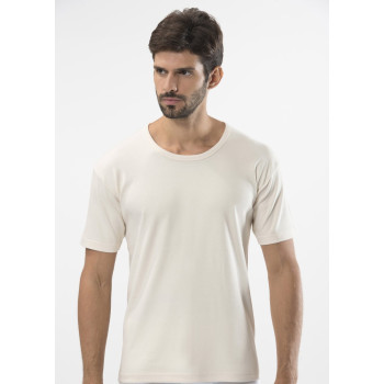 Türen Erkek Interlok O yaka Fanila 106/KREM