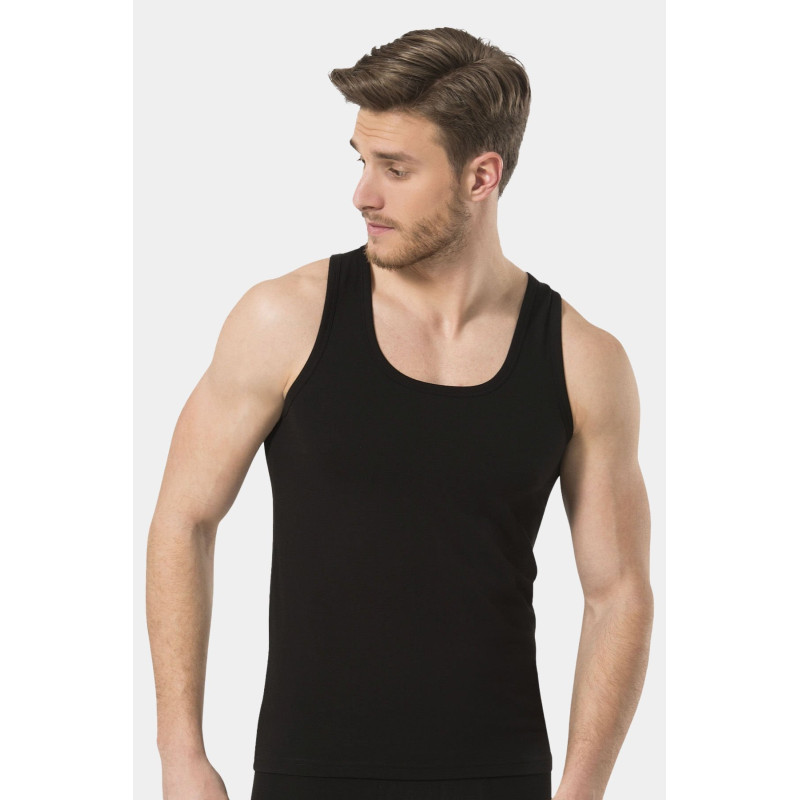 Türen Erkek Likrali Atlet 163/Siyah Türen Erkek Likrali Atlet 163/Siyah