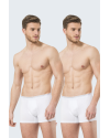 Türen Erkek Likrali Boxer 2'li Paket 126/Beyaz Türen Erkek Likrali Boxer 2'li Paket 126/Beyaz