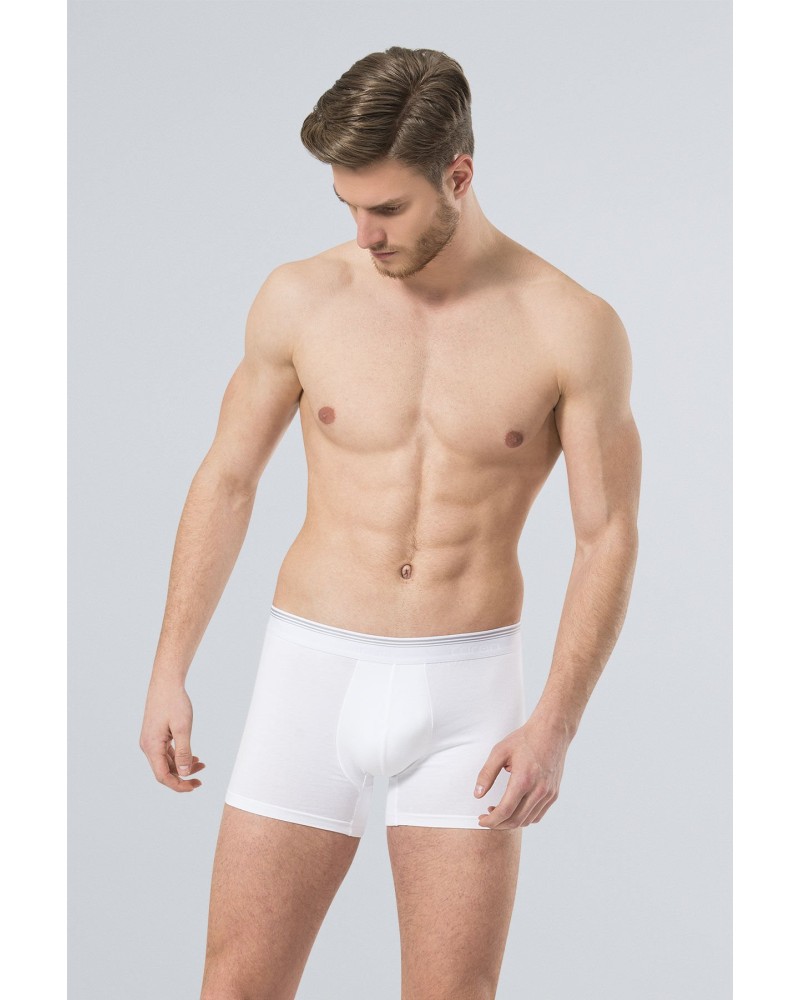 Türen Erkek Likrali Boxer 2'li Paket 126/Beyaz Türen Erkek Likrali Boxer 2'li Paket 126/Beyaz