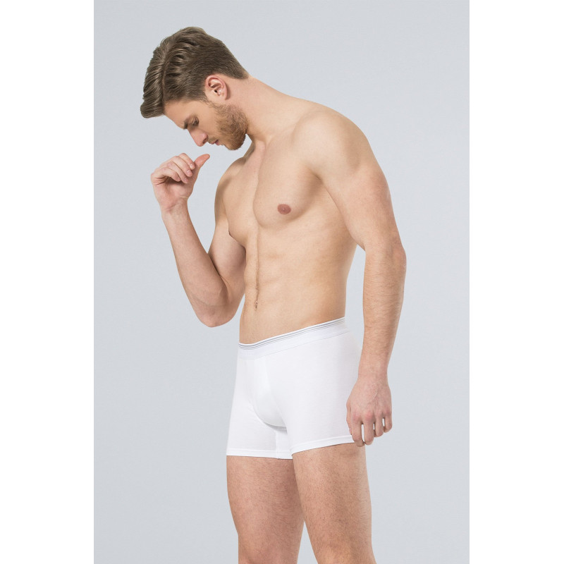 Türen Erkek Likrali Boxer 2'li Paket 126/Beyaz