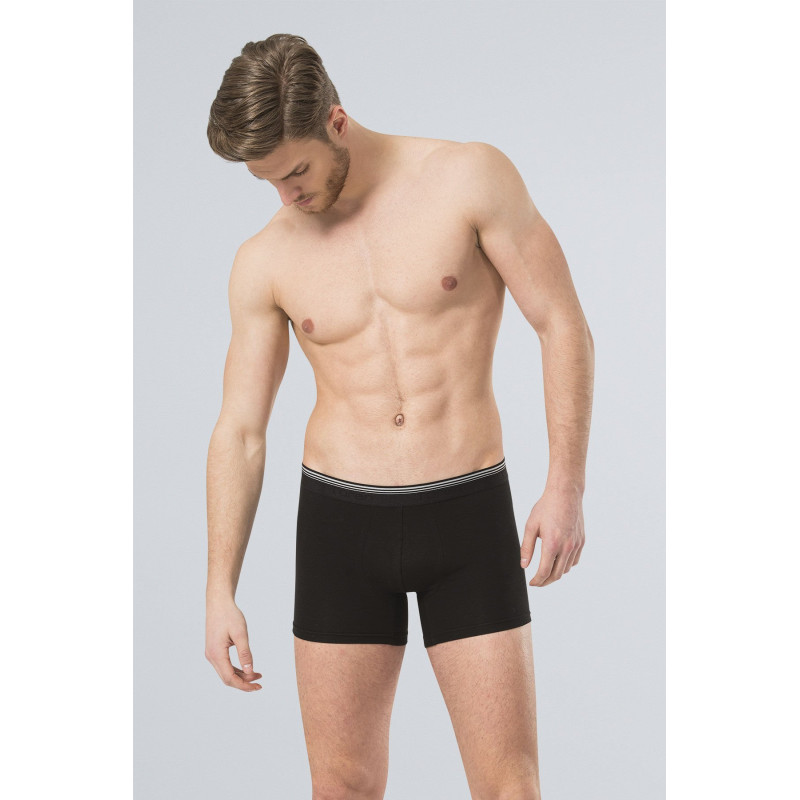 Türen Erkek Likrali Boxer 2'li Paket 126/Siyah