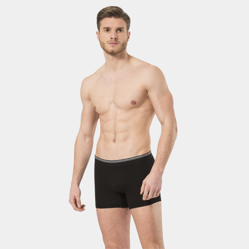 Türen Erkek Likrali Boxer 2'li Paket 126/Siyah