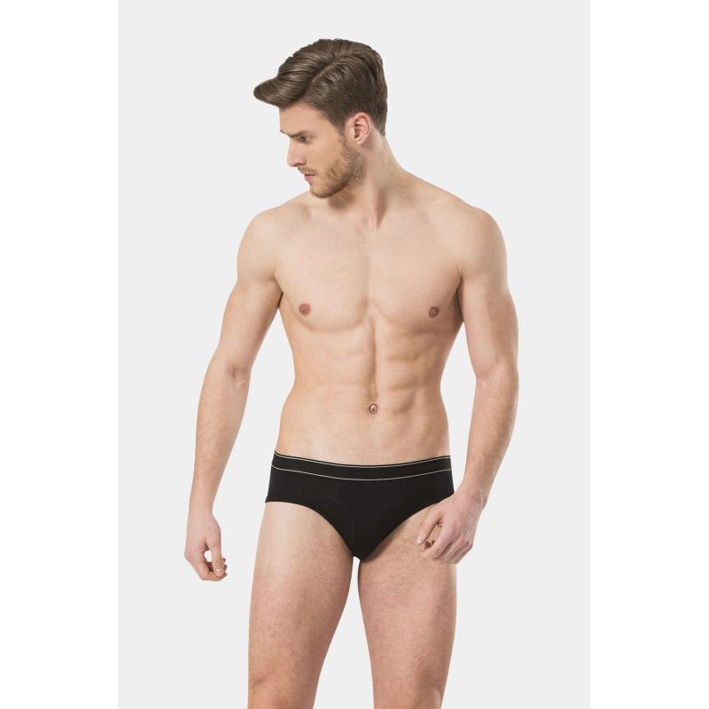 Türen Erkek Likrali Slip 166/Siyah
