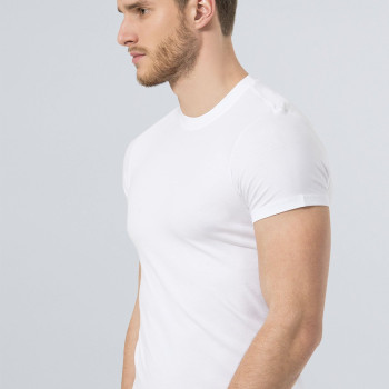 Türen Erkek Likrali T-Shirt 164/Beyaz