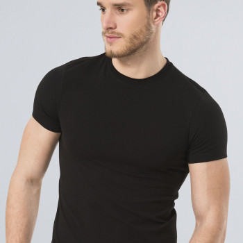 Türen Erkek Likrali T-Shirt 164/Siyah