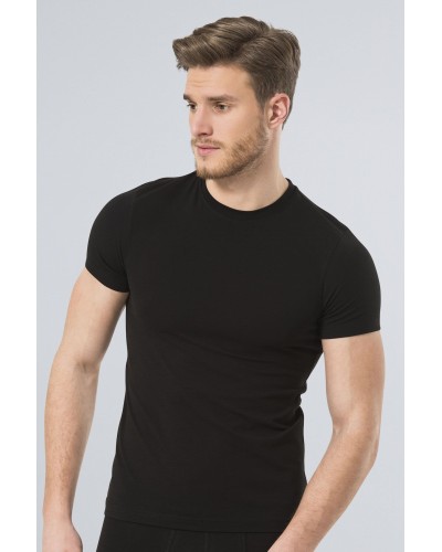 Türen Erkek Likrali T-Shirt 164/Siyah