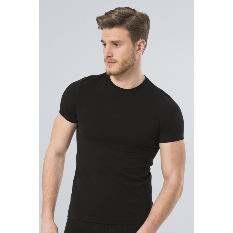 Türen Erkek Likrali T-Shirt 164/Siyah Türen Erkek Likrali T-Shirt 164/Siyah