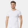 Türen Erkek Likrali T-Shirt 169/Beyaz