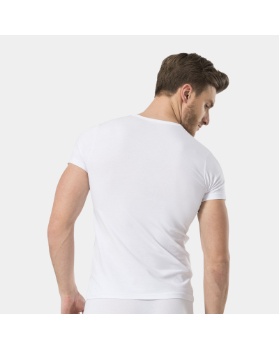 Türen Erkek Likrali T-Shirt 169/Beyaz