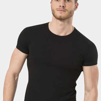 Türen Erkek Likrali T-Shirt 169/Siyah